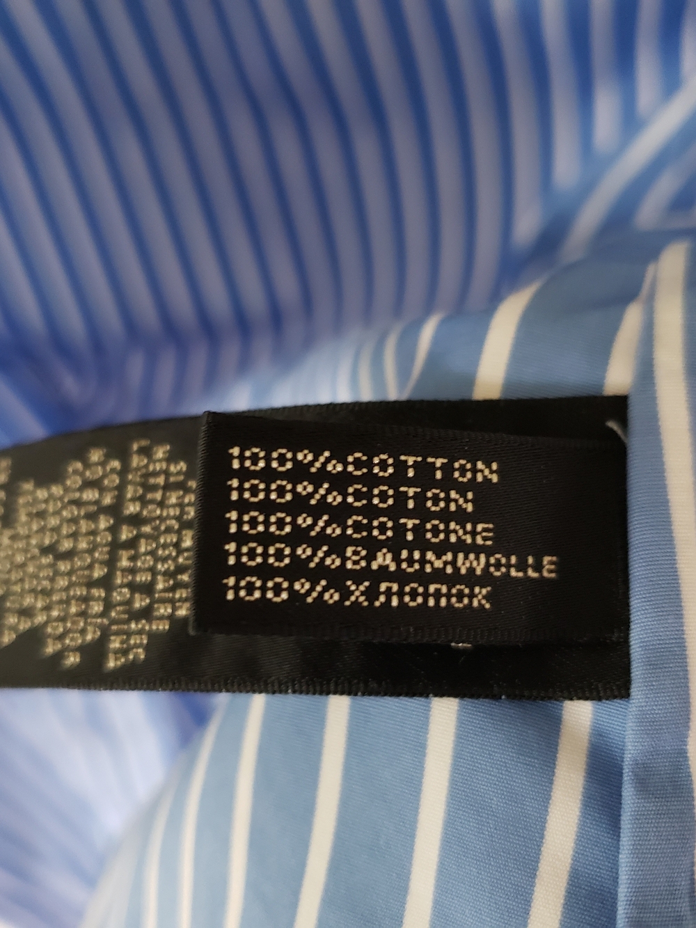 Ralph Lauren Oxford Pinstripe Button-Down Shirt Made In Italy - Picture 4 of 4